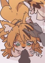 canine cum_in_mouth fox furry oral_sex s0711108_(artist) yagi_the_goat