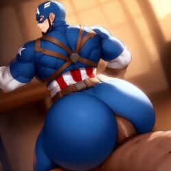 ai_generated anal anal_sex ass big_ass big_butt bubble_ass bubble_butt captain_america clothed clothed_sex clothing dark-skinned_male dark_skin gay huge_ass huge_butt interracial looking_back male male_only marvel penis_in_ass riding riding_penis round_ass round_butt steve_rogers thick_ass thick_butt thrusting_into_ass