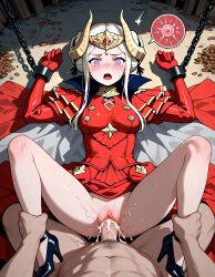 ai_generated breasts breasts_out breeding breeding_slave chained chains edelgard_von_hresvelg female fire_emblem fire_emblem:_three_houses impregnation rape raped tagme