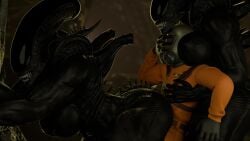 16:9 2girls 3d_(artwork) 3d_animation alien alien_(franchise) alien_girl animated areola ass athletic_female big_breasts big_butt black_areola black_body black_nipples bouncing_breasts breasts digital_media_(artwork) dodecahedron_(artist) female female_xenomorph femomorph from_behind from_behind_position group hi_res high_framerate hug human human_penetrating interspecies larger_female lethal_company light-skinned_male male male/female male_on_monster mammal nipples power_bottom rape sex short_playtime size_difference smaller_male sound standing standing_doggystyle standing_sex tagme tail thick_thighs trio video widescreen xenomorph