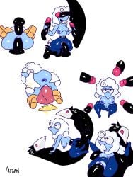 anal_sex asgore_dreemurr big_ass chszan_chan cock_worship deltarune elnina_(deltarune) gangbang group group_sex swatchling_(deltarune) tagme undertale_(series) vaginal_penetration vaginal_sex