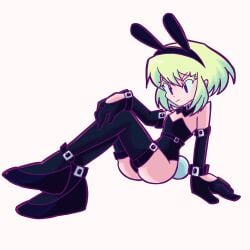androgynous bunny_ears bunnysuit crossdressing femboy lio_fotia promare twink