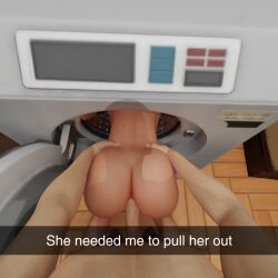 doggy_style fortnite stuck_in_washing_machine washing_machine white_girl