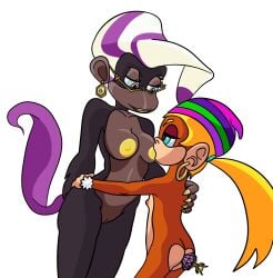 anal anal_sex anthro anthro_on_anthro ape beanie blonde_hair breastfeeding brown_body brown_fur buttplug buttplug_in_ass buttplug_insertion chimpanzee clothing donkey_kong_(series) duo ear_piercing ear_ring english_description eyewear female female/female female_anthro fur glasses hair haplorhine hat headgear headwear hi_res intraspecies mammal monkey nintendo nintyfresh object_in_ass orange_body orange_fur pan_(genus) penetration piercing plug_(sex_toy) plug_insertion poppy_kong primate purple_hair ring_piercing sex_toy sex_toy_in_ass sex_toy_insertion suckling suckling_teats tiny_kong