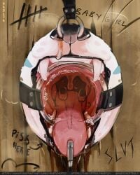 absurd_res ambiguous_form ambiguous_gender bodily_fluids drinking drinking_urine facial_piercing felid forced gag genital_fluids glory_hole hi_res huge_filesize leash leash_in_mouth leash_pull leashed_male male male_(lore) mammal mouth_shot nose_piercing object_in_mouth open_mouth pantherine peeing piercing restrained restraints ring ring_gag sketchotterly sketchotto solo solo_in_panel steam tiger tongue tongue_piercing urine urine_in_mouth urine_on_face urine_pool urine_stream watersports