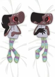 bed body_pillow cosmo_(dandy's_world) dandy's_world male smaller_male twisted_cosmo_(dandy's_world)