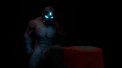 3d abs bara clayton_carmine gears_of_war male_only muscles muscular_male nude tribe