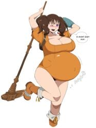 diane_(nanatsu_no_taizai) huge_breasts jakejaccobus nanatsu_no_taizai pregnant