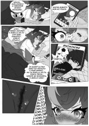 big_ass big_breasts breasts comic_panel dragon_girl dragon_tail fapping huge_thighs lulena marabotts red_hair vtuber vtuberfanart