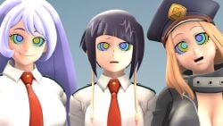 3d 3d_(artwork) camie_utsushimi female female_only happy_trance hypnosis jirou_kyouka kaa_eyes kyoka_jiro mind_control mindless my_hero_academia nejire_hado theoneavobeall7(artist)