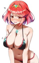 breasts core_crystal female female_only kanuitichrom nintendo open_mouth pyra short_hair solo tagme xenoblade_(series) xenoblade_chronicles_2