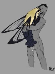 ambiguous_penetration antennae_(anatomy) arthropod arthropod_abdomen arthropod_abdomen_penetration black_body black_eyes black_fur bodily_fluids duo female female_penetrated feral feral_penetrated fur hawk_moth hi_res holding_cheeks holding_partner hug human human_on_feral human_penetrating human_penetrating_feral insectophilia insects interspecies kissing lepidopteran male male/female male_penetrating male_penetrating_female mammal moth multicolored_body multicolored_fur muscular penetration pokast sex simple_background standing standing_sex wings yellow_body yellow_fur zoophilia