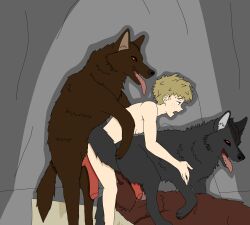 cyles_cinning dominant_bottom gay non-human original original_artwork original_character original_characters reupload submissive_top werewolf wolf zoophilia