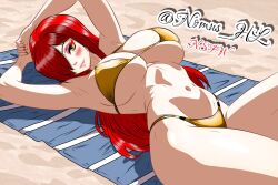 big_breasts bikini blush female human looking_at_viewer nomus_hl parasoul skullgirls video_games