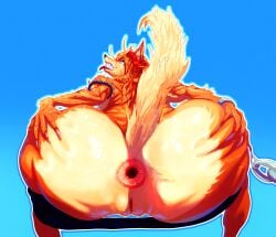 2024 absurd_res ahe_gao anthro anus ass bexx big_butt buffpup_(vtuber) canid canine canis curvy_figure digital_drawing_(artwork) digital_media_(artwork) female fisheye_lens fur genitals hi_res huge_butt looking_pleasured mammal muscular mythological_canine mythological_creature mythology nude orange_body orange_fur pink_anus plump_labia presenting presenting_anus presenting_hindquarters presenting_pussy pussy raised_tail shaded solo spread_anus spread_butt spreading tail thick_thighs virtual_youtuber voluptuous vtuber were werecanid werecanine werewolf wide_hips wolf