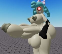 1futa 3d 3d_(artwork) alternate_universe fanmade_(my_singing_monsters) futa_only futanari hair_hand huge_balls hyper_cock my_singing_monsters one_eyed_stalker_(mrbullshit69) quinnklez216 quinnqwerty ribonbon roblox roblox_game