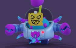 1boy 3d blender blender_(software) brawl_stars hi_res male_only multi_genitalia multi_penis penis pentaphallia plant precum precum_drip precum_string robot simple_background solo solo_focus sprout_(brawl_stars) supercell tentacle tentacle_penis