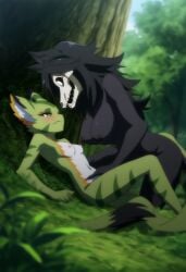 2girls ai_generated carol_tea fingering forest freedom_planet nude outdoors scp-1471 scp-1471-a scp_foundation yuri