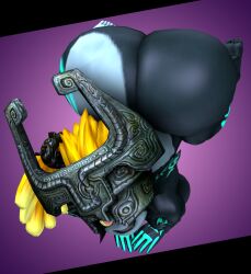 1girls artist_request ass curvy female huge_ass midna source_request tagme the_legend_of_zelda twilight_princess