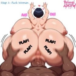 1boy 1girls ai_generated areolae breasts female huge_breasts male nipples penis raincoat tagme