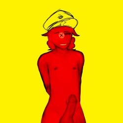 arms_behind_back big_penis blurred_penis countryhuman countryhumans faggot male nipples penis penis_out red_body red_hair tagme third_reich_(countryhumans) tied_arms