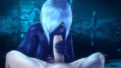 1boy 1girls 3d animated athletic_female balls balls_fondling big_breasts big_penis blowjob breasts dark-skinned_female dark_elf elf elf_ears elf_female elf_girl erection fallen_throne fellatio female fit_female hair_over_one_eye handjob handjob_while_sucking huge_breasts human human_male human_penetrating interspecies large_breasts light-skinned_male light_skin looking_at_viewer male male_human/female_elf male_pov mature_female noname55 nude oral oral_penetration oral_sex penis penis_in_mouth pointy_ears pov queen_nualia straight tagme unseen_male_face white_hair yellow_eyes