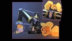aged_up animated breasts caroo coco_bandicoot crash_(series) edging feet laughing tickle_torture tickling