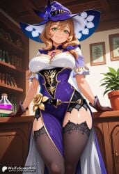 lisa (genshin impact) from genshin impact by waifuscans418