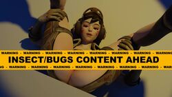 3d alternate_costume animated bestiality blizzard_entertainment brown_hair bugs creature_inside d.va female_on_feral insect insectophilia insects interspecies junker_d.va justfry3d maggot maggots moaning nexus763 overwatch pussy solo_female sound spread_legs unbirth unbirthing video vore