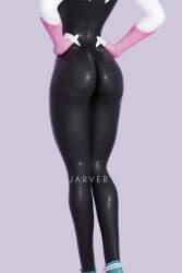 3d 3d_(artwork) ass big_ass big_butt blender female female_only fortnite gwen_stacy heroine jarver solo solo_female spider-gwen spider-gwen_(fortnite) spider-man:_across_the_spider-verse spider-man:_into_the_spider-verse spider-man_(series) tight_ass tight_clothing tight_fit