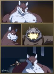 2020 anthro big_muscles bondage bottomwear bound burning canid canine clothed clothing comic death digital_media_(artwork) duo fatal footwear fox fur gold_(metal) gore hamir_(xxsparcoxx) hi_res male mammal melted_gold melted_metal multicolored_body multicolored_fur muscles muscular muscular_anthro muscular_male open_mouth pecs red_body red_fox red_fur restraints rope rope_bondage steam teeth teofacio_larna tongue tongue_out topwear torture true_fox two_tone_body two_tone_fur white_body white_fur xxsparcoxx