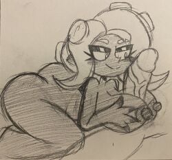 1girls agent_8_(octo_expansion) agent_8_(splatoon) ass big_ass big_breasts big_cock big_penis breast_grab breasts cock completely_nude completely_nude_female eight_(jaktroose) female female_focus female_only grabbing_own_breast huge_breasts huge_cock huge_cock jaktroose naked naked_female nude nude_female octoling octoling_girl paizuri penis splatoon splatoon_2 splatoon_2:_octo_expansion thick_thighs thighs titjob titjob