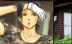 cheating_wife implied_cheating implied_fellatio implied_sex kuroneko_smith obaa-san_no_karada_ga_kimochi_yosugiru_kara relief sweating sweaty tired