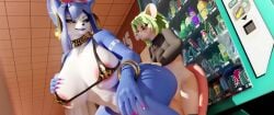 1futa 1girls 3d 3d_(artwork) 3d_animated 3d_animation 3d_art 3d_artwork 3d_background 3d_model animal_print animated animation anthro areola areola_slip balls big_breasts bikini blackspoiler blender_(artwork) blender_cycles blue_body blue_fur blue_hair bottomless breasts canid canine clothed clothing digital_media_(artwork) dogzeela_(modeler) dominant dominant_female duo empress_blue_(va) eyewear eyewear_on_head female female_penetrated fox fur genitals green gynomorph gynomorph/female gynomorph_penetrating gynomorph_penetrating_female hair hi_res huge_filesize intersex intersex/female intersex_penetrating intersex_penetrating_female jewelry krystal_(dogzeela) krystal_(star_fox) leopard_print mammal murid murine nintendo nipples nude penetration penile penis piercing pinned rat rodent sex shattered_lewd_(sound) solo sound sound_effects sound_warning star_fox sunglasses sunglasses_on_head swimwear tagme tail toofy_(character) two-piece_swimsuit vending_machine video white_body white_fur