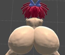 1girls 3d ass_focus blender breasts busty chubby coolbeanoishere doll female female_only glitch_productions huge_areolae huge_breasts huge_nipples hyper large_breasts looking_at_viewer nipples pussy ragatha_(coolbeanoishere) ragatha_(the_amazing_digital_circus) red_hair solo tagme the_amazing_digital_circus