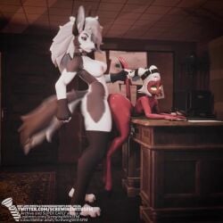 1boy 1futa 3d 7:10 abs anal anal_sex animated anthro anthro_futa anthro_penetrating ass athletic athletic_female background balls big_breasts black_fur breasts demon demon_horns demon_tail dominant duo female femboy fur furry futa_on_femboy futa_on_male futa_penetrating futa_penetrating_male futadom futanari grey_eyes hellhound helluva_boss horns imp intersex legwear loona_(helluva_boss) male male_penetrated mistressmacabe moxxie_(helluva_boss) nude red_body red_sclera screwingwithsfm shorter_than_10_seconds sound submissive tagme tophat_turtle vertical_video video voice_acted