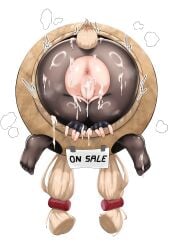 absurd_res after_sex alice_thymefield animal_humanoid animal_tail anus ass big_butt black_clothing black_gloves black_handwear blonde_hair blonde_pubes bodily_fluids brown_body brown_fur clothed clothing cum cum_in_vagina cum_inside cum_on_butt dipstick_tail duayubu feet female fingerless_gloves fur genital_fluids genitals gloves grey_clothing grey_legwear grey_pantyhose hair handwear hi_res humanoid lagomorph lagomorph_humanoid leaking_cum legwear leporid_humanoid mammal mammal_humanoid markings mihoyo no_underwear pantyhose pubes pussy rabbit_humanoid rear_view simple_background solo tail tail_markings tan_body tan_fur tan_skin thiren torn_clothing torn_legwear torn_pantyhose vulva white_background zenless_zone_zero
