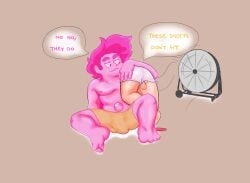 commando dick_slip male male_only penis pink_steven selfcest size_difference steven_quartz_universe steven_universe stzypirah