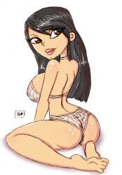 asian asian_female heather_(tdi) innocenttazlet solo tagme total_drama_island underwear