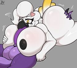2025 69_position absurd_res animal_genitalia anthro areola ass avian balls beak beak_fetish beak_play beak_sex beakjob big_balls big_breasts big_butt big_penis bird black_areola black_beak black_nipples breast_grab breast_play breasts butt_grab butt_squish cockatiel cockatoo digital_media_(artwork) dominant dominant_female duo feathers fellatio female female_on_top fennyfen_1 frill_(anatomy) genitals hair hand_on_breast hand_on_butt hi_res horn jasmine_(jcsm) kobold larger_female lizard male male/female membrane_(anatomy) membranous_frill nipples on_top oral parrot penile penis plum_(plumbold) purple_body reptile scalie sex sheath short_stack size_difference smaller_male squish tail tail_feathers thick_thighs titjob white_body white_hair wide_hips yellow_eyes