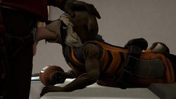 2019 2boys 3d 3d_(artwork) anthro beverage closed_eyes clothed clothing digital_media_(artwork) fellatio fur gay guardians_of_the_galaxy human male male/male male_only mammal marvel marvel_comics oral penile peter_quill procyonid raccoon rocket_raccoon sex source_filmmaker starlord unknown_artist yaoi