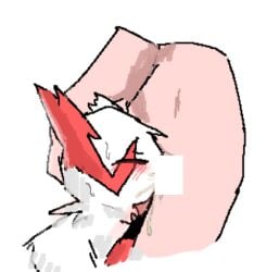 ambiguous_gender feral generation_3_pokemon low_res male_on_feral nintendo podo pokemon pokemon_(species) solo zangoose