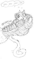 abs biceps domestic_cat feline male muscles muscular muscular_arms muscular_male pecs sinewypendels
