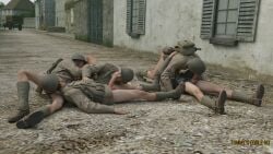 69 army blowjob daisy_chain exhibitionism gay gay_male gay_sex group group_sex medal_of_honor_airborne military oral oral_sex orgy outdoors soldier soldiers tommys_eagle_hq uniform ww2