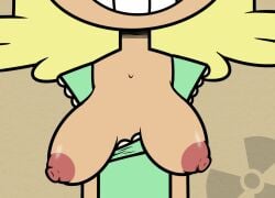 1girls breasts breasts_out leni_loud nickelodeon shawnlabomb solo the_loud_house