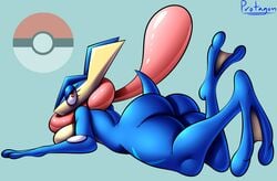 anthro ass female female_only greninja pokemon pokemon_(species) protagon tagme thick_thighs