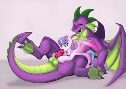 age_difference dragon duo equid equine exelzior-maximus fellatio female flurry_heart_(mlp) friendship_is_magic horse male mammal my_little_pony oral penile penis pony sex size_difference smooth_skin spike_(mlp) straight young