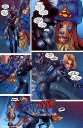 absurd_res bottomless captured comic creativore crossover dc dc_comics defeated defiant dildo female_only femdom fighting gag humiliation kara_zor-el mechanical_fixation overwatch punch pussy resisting sex_machine spitting supergirl tracer upside-down