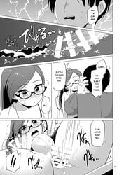 2boys anal anal_sex balls classroom comic cum_in_ass cum_inside cumming doujinshi english_text erection femboy girly leggings male pencil_skirt penis round_balls short_skirt teacher teacher_and_student thick_thighs thighs trap urakuso yaoi