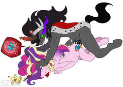 <3_eyes alicorn animal_genitalia animal_penis ass bodily_fluids cape clothing cum cum_in_pussy cum_inside equid equine_penis fangs female friendship_is_magic from_behind genital_fluids heart horn horsecock impregnation kandlin king_sombra_(mlp) male mammal medial_ring my_little_pony open_mouth ovum penetration penis princess_cadance_(mlp) rape red_eyes sex sperm_cell stomach_bulge straight unicorn vaginal_penetration wings x-ray